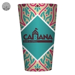 16 Oz Full Color Sublimated Glass Pint