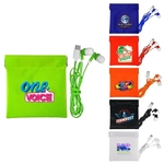 Colorful Type C Ear Bud Pop Up Pouch