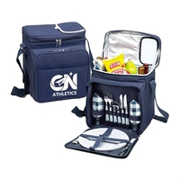Reusable 2 Person Picnic Cooler Bag Set for Outdoor Activity