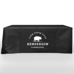 Recyclable, Non Woven 6' Flat, 4 Sided Table Cover