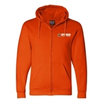 BAYSIDE USA-MADE FULL-ZIP HOODED SWEATSHIRT