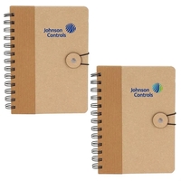 Two-tone Kraft paper notebook with 80 sheets of recyclable paper and... from...