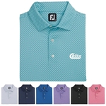 Foot Joy Dot Geo Print Lisle Shirt