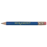 Round Golf Pencil w/Eraser