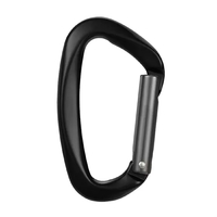 D-Shape straight gate carabiner plus laser engraving on 1 location plus......