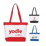 Clear Zipper Tote Bag