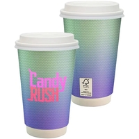 16 oz. full color paper cup with lid.... from ASI 39552 BEL Promo