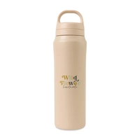 16 oz. recycled stainless steel bottle with double wall vacuum insulation.......