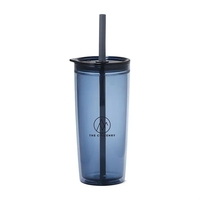 16 oz. recycled plastic tumbler with lid and straw.... from ASI 56070 Gemline...