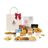 Female empowerment gift set with tote bag and artisan gourmet treats.... from...
