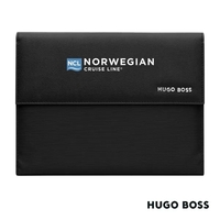 Hugo Boss® Pinstripe A5 Folder