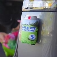 Stick your 12 oz beverage anywhere with the Full Color Magnet... from ASI...