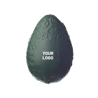 Avocado shape stress relief ball plus 1 color silkscreen imprint on... from...