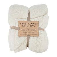 Large Shetland Sherpa blanket. Machine washable.... from ASI 90859 Tempo...