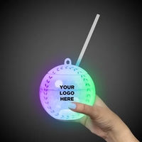 18 oz. baseball shaped plastic cup with lid, straw and 3... from ASI 42016...