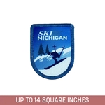 Sublimated Patch (Iron-On) w/ Merrowed Edge (4-ply)