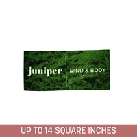 Custom sublimated iron-on patch up to 14 sq. inches, made of... from ASI...