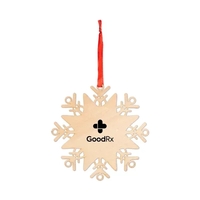 5" wood snowflake ornament.... from ASI 98360 WOWLine / WOWLine®