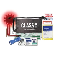 Auto kit with an LED safety flare, magnetic base, first aid... from ASI 84514...