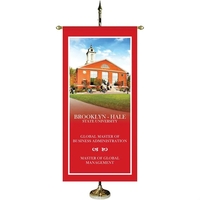 36" x 72" Premium Gonfalon 7' Kit / Straight Cut