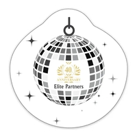 Disco Ball Shaped NoteKeeper™ Magnet 35 mil