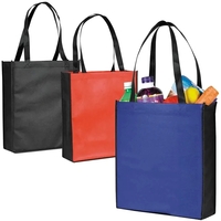 Non-Woven Polypropylene Reusable Tote w/ Handles for Grocery