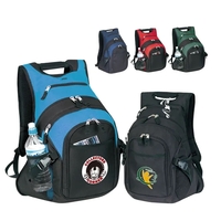 600D polyester Deluxe Computer Backpack w/ Padded Back Panel and 2... from...