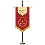 30" x 48" Premium Gonfalon 7' Kit / V-Cut / Fringe