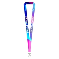 3/4" polyester lanyard with full color printing.... from ASI 98360 WOWLine /...