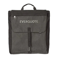 Padded laptop sleeve with hook-and-loop closure fits up to 17"...