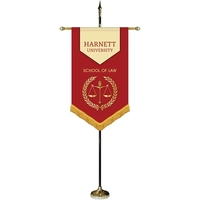 30" x 48" Premium Custom Digitally Printed Gonfalon V-Cut Banner with... from...