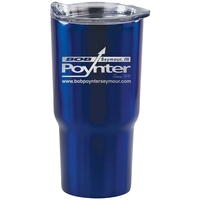 20 oz. double-wall insulated tumbler. Double wall stainless steel with...