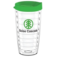 16oz. double-wall insulated tumbler with promotional grade construction....