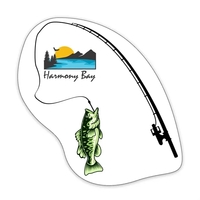 35 mil fish and fishing pole shaped magnet that's made in... from ASI 54040...