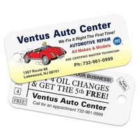 1 1/8" x 2 5/8" rectangular laminate key tag.... from ASI 44830 The Chest