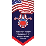 36" x 72" Premium Gonfalon V-cut Banner