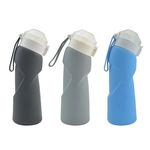 Eco-friendly Collapsible Water Bottle, 23.6 oz.