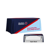 6' Table Cover Throw, Open Back