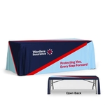 8' Table Cover Throw, Open Back