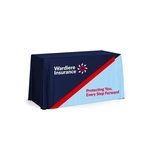 4' Table Throw, 42"H, Full Color Front Panel