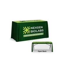 Eco-Poly 4' Table Throw, Open Back