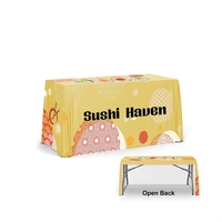 Premium 4' Table Throw, Open Back