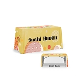 Premium 4' Table Throw, Open Back