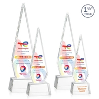 Springfield VividPrint™ Award on Robson Base - Clear
