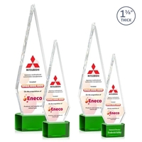 Springfield VividPrint™ Award on Paragon Base - Green