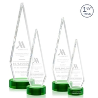 This Optical Crystal Springfield Award on base features an elongated, tall......