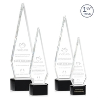 This Optical Crystal Springfield Award on base features an elongated, tall......