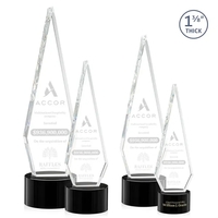 This Optical Crystal Springfield Award on base features an elongated, tall......