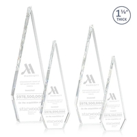 This Optical Crystal Springfield Award on base features an elongated, tall......