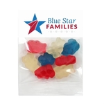 1 oz Gummy Bears (Choose Your Colors) / Header Bag